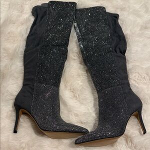 Jessica Simpson Glitter Over the Knee Boots
